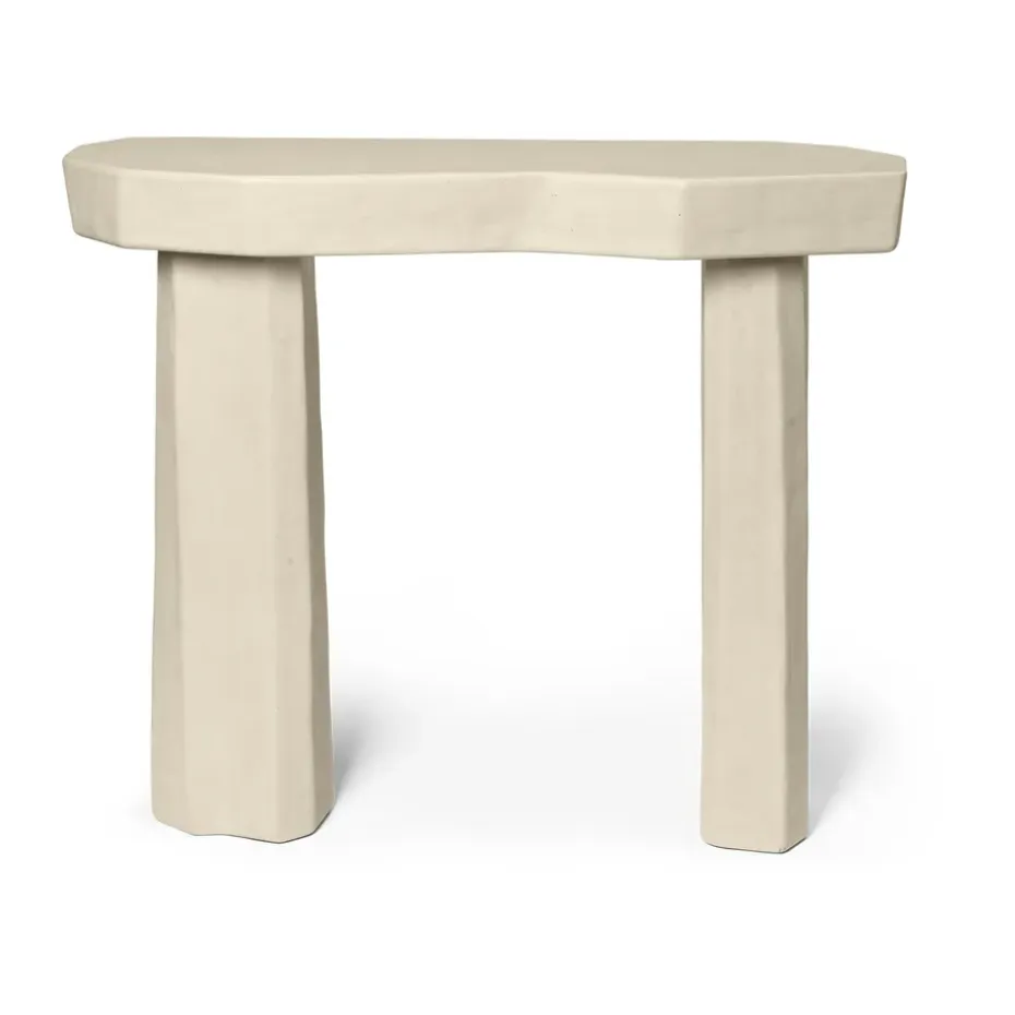 Mesa auxiliar Staffa console table 33,4x100,8x85 cm, Ivory