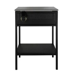 Mesa auxiliar Tracy, para lado izquierda, Negro