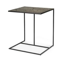 Mesa auxiliar Triptic 51x45 cm, Whiskey-Black