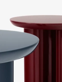 Mesa auxiliar Tung JA3, burgundy red