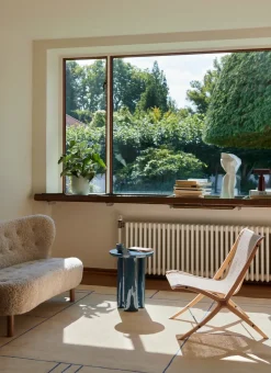 Mesa auxiliar Tung JA3, Steel blue