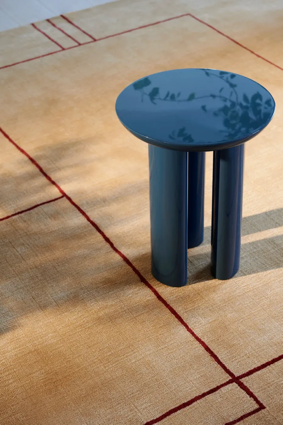 Mesa auxiliar Tung JA3, Steel blue