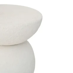 Mesa auxiliar Umi Ø37x44 cm, Off white