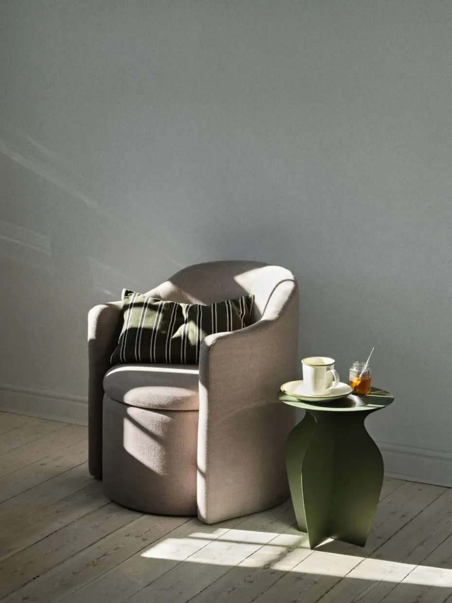 Mesa auxiliar Urna Ø35x45 cm, Grape leaf green