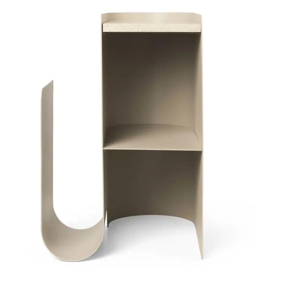 Mesa auxiliar Vault 40,2x33,4x50 cm, Cashmere