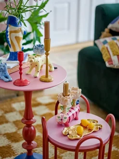 Mesa auxiliar Whimsica Ø30,5 cm, Rojo