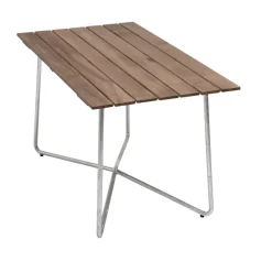 Mesa B25A, Teca-estructura galvanizada en caliente