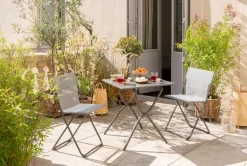 Mesa Balcony, Titane/gris