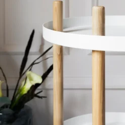 Mesa Block Ø45 cm, blanco