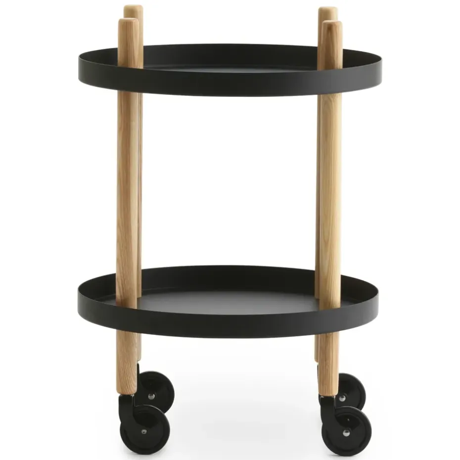 Mesa Block Ø45 cm, negro