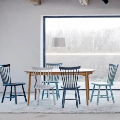 Mesa Carl Ø115, extensible, Roble aceitado natural