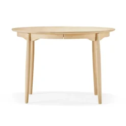 Mesa Carl abedul, Acite natural, 1 tablero de extensión