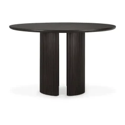 Mesa comedor Roller Max, Caoba teñida en marrón oscuro