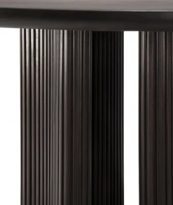 Mesa comedor Roller Max, Caoba teñida en marrón oscuro