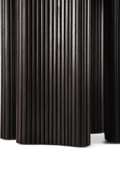 Mesa comedor Roller Max, Caoba teñida en marrón oscuro