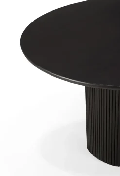 Mesa comedor Roller Max, Caoba teñida en marrón oscuro