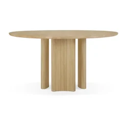 Mesa comedor Roller Max, Roble, Ø150 cm