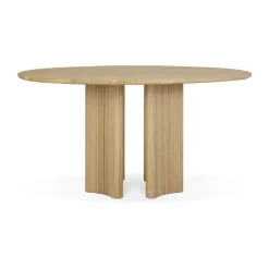 Mesa comedor Roller Max, Roble, Ø150 cm