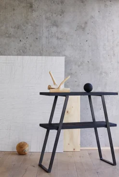 Mesa consola Quill, Negro