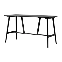 Mesa de bar In Between SK28 Bar Table 190x80x105 cm, Roble lacado negro