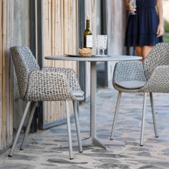 Mesa de café Drop Ø80 cm, Light grey-light grey