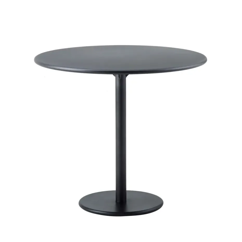 Mesa de café Go Ø80 cm, Lava grey-lava grey