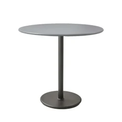 Mesa de café Go Ø80 cm, Light grey-lava grey