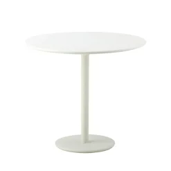 Mesa de café Go Ø80 cm, White-white