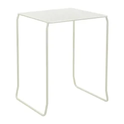 Mesa de café Haru, Pearl white, 54x61 cm