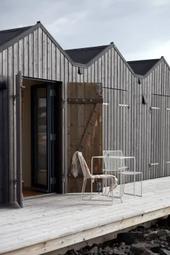 Mesa de café Haru, Pearl white, 54x61 cm