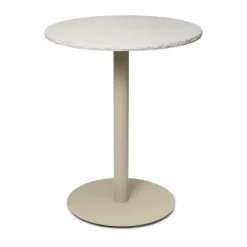 Mesa de café Mineral, Bianco curia, cashmere