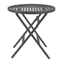 Mesa de café Verona, Antracita, Ø72 cm