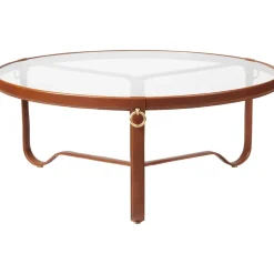 Mesa de centro Adnet Ø100 cm, Tan