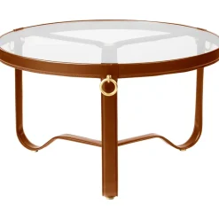 Mesa de centro Adnet Ø70 cm, Tan
