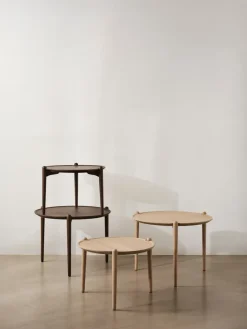 Mesa de centro Aria, Light oak, Ø60x37 cm