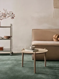 Mesa de centro Aria, Light oak, Ø60x37 cm