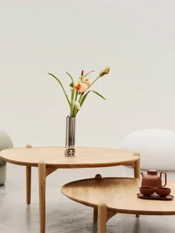 Mesa de centro Aria, Light oak, Ø60x37 cm