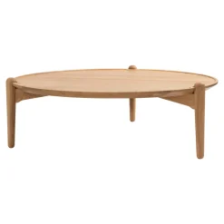 Mesa de centro Aria, Roble, Ø90x30 cm