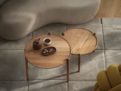 Mesa de centro Aria, Roble, Ø60x46 cm