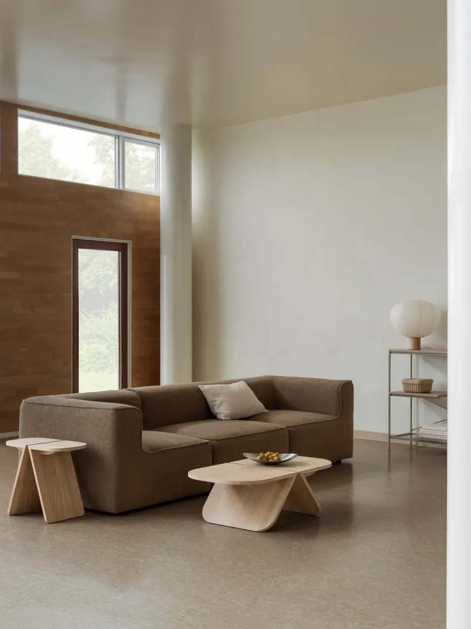 Mesa de centro Avio 31x100x54 cm, Roble