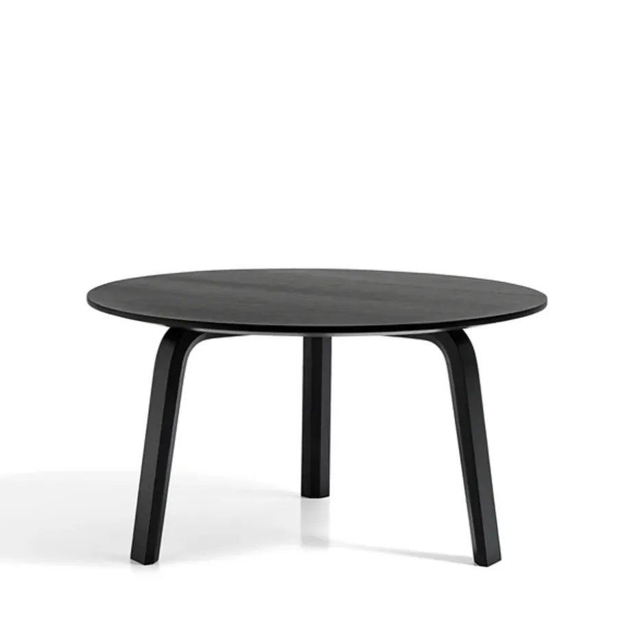 Mesa de centro Bella, Black oak, Ø60x32 cm