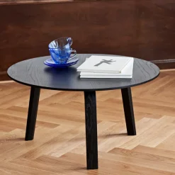 Mesa de centro Bella, Black oak, Ø60x32 cm