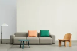 Mesa de centro Bella, Brunswick green oak, Ø60x39 cm