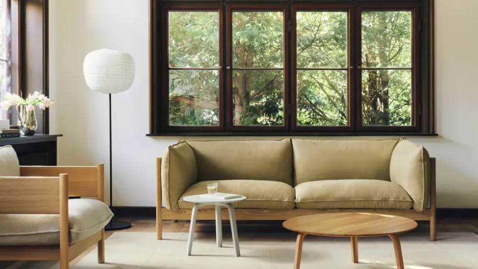 Mesa de centro Bella, Roble aceitado, Ø80 × 32 cm