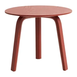 Mesa de centro Bella, Tile red, Ø45×39 cm