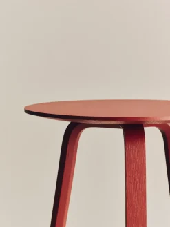 Mesa de centro Bella, Tile red, Ø45×39 cm