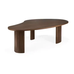 Mesa de centro Boomerang, Teak, 126x74 cm