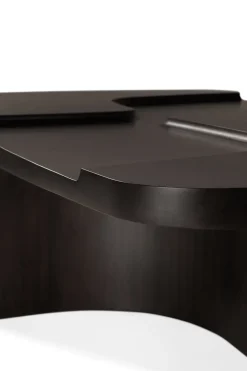 Mesa de centro Brutalist, Caoba rose brown, 143×75 cm