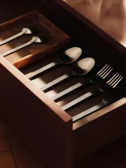 Mesa de centro Burl storage 70x70 cm, Dark stained burl