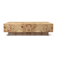 Mesa de centro Burl 70x117x30 cm, Natural